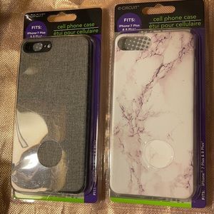 2- E-Circuit phone cases new in packages- iPhone 7 Plus & 8 plus